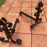 Chenêts de cheminée acier