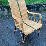Rattan armchair