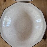 6 assiettes creuses Chartwell Churchill beige vintage