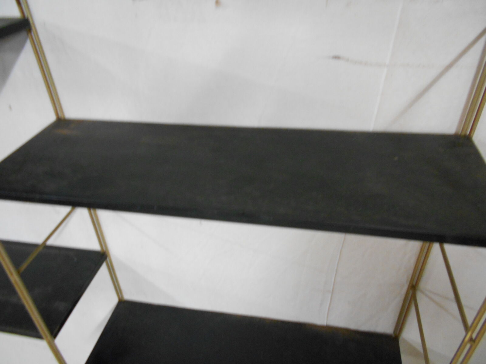 Vintage metal shelves