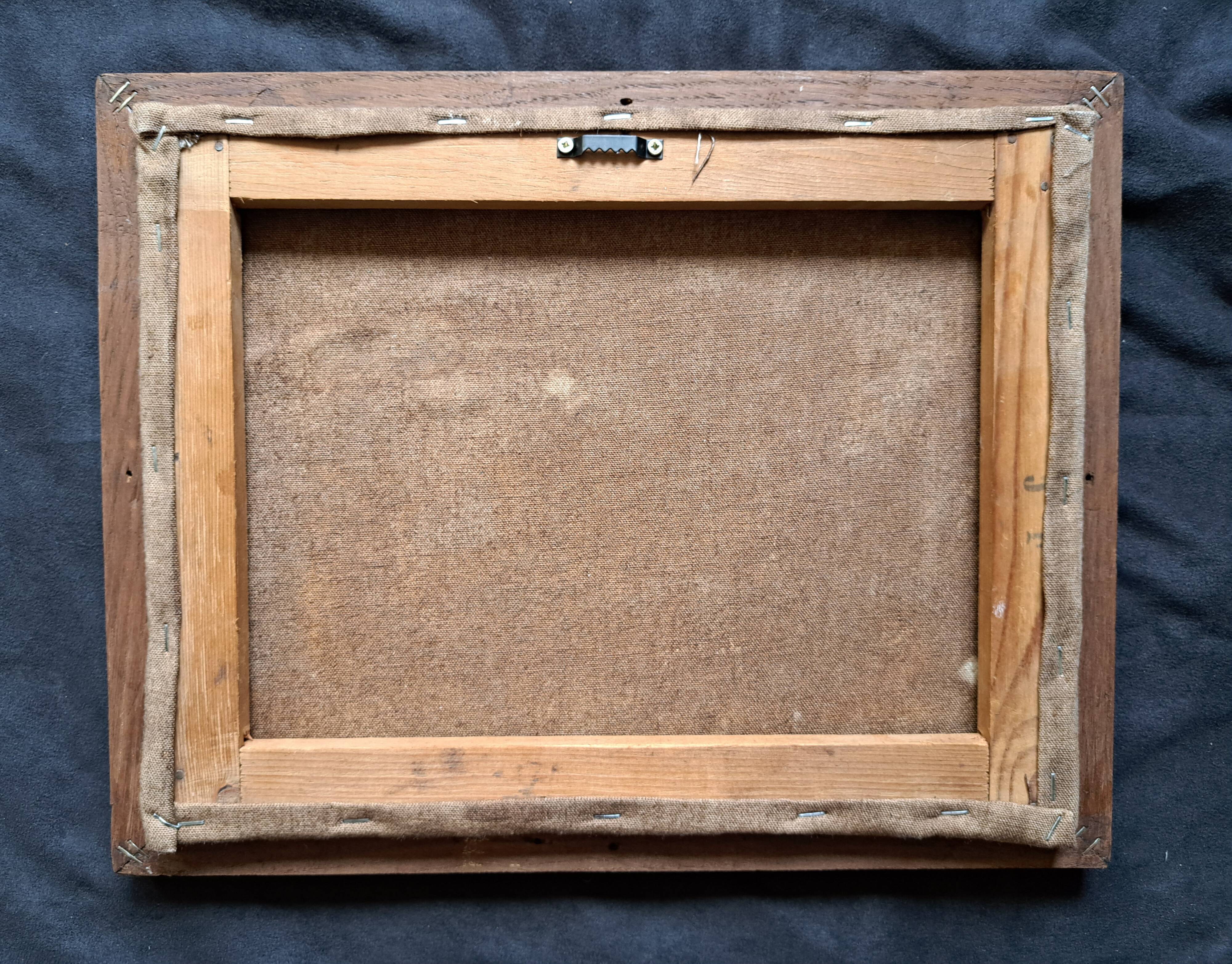 Lot of 2 units in perfect condition: 1 painting signed andré anglade + 1 painting signed aramis boucher