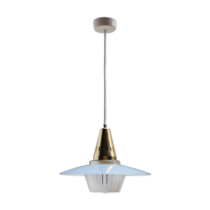 Suspension in brass and glass 60