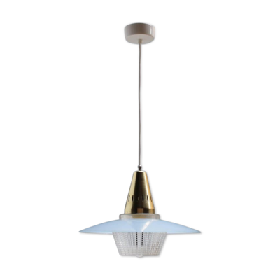 Suspension in brass and glass 60 years