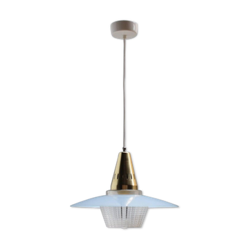 Suspension in brass and glass 60 years