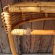 Rattan wall console Italy 1970