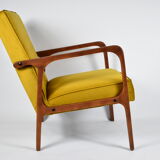 Fauteuil en velours 04-b, 1970