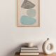 Painting on paper 30x40 illustration pebbles b311 signed eawy