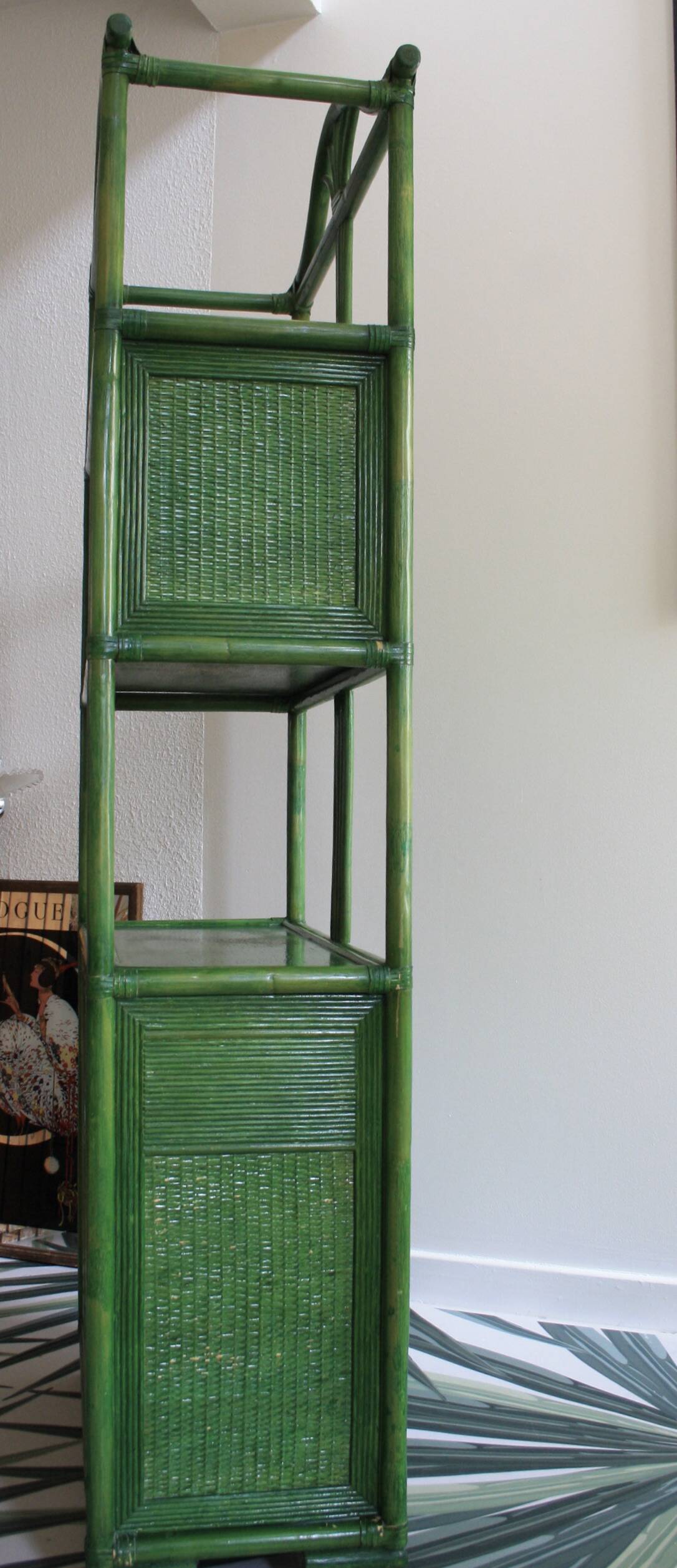 Etaègère/buffet rotin et bambou