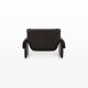 DS-2011 Armchair by De Sede, dark brown leather lounge
