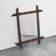 Miroir Faux Bambou Bois Massif 1940s