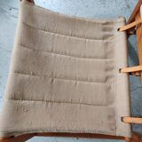 Paire de fauteuils "safari" en pin par Karin Mobring années 80