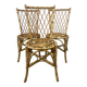 Louis Sognot rattan chairs