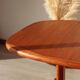 Vintage Dyrlund dining table in teak – the excellence of Danish design.