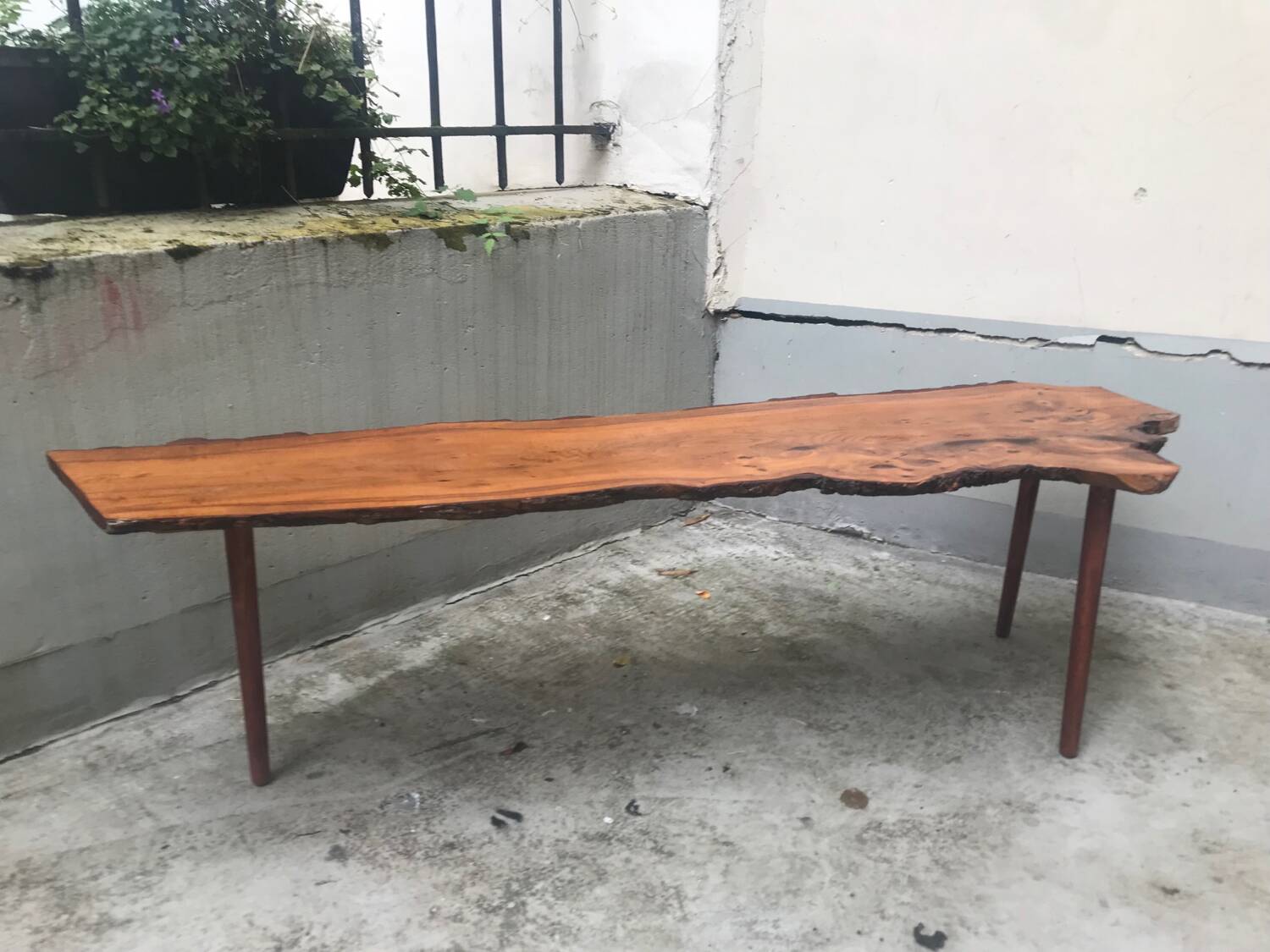 Folk art coffee table