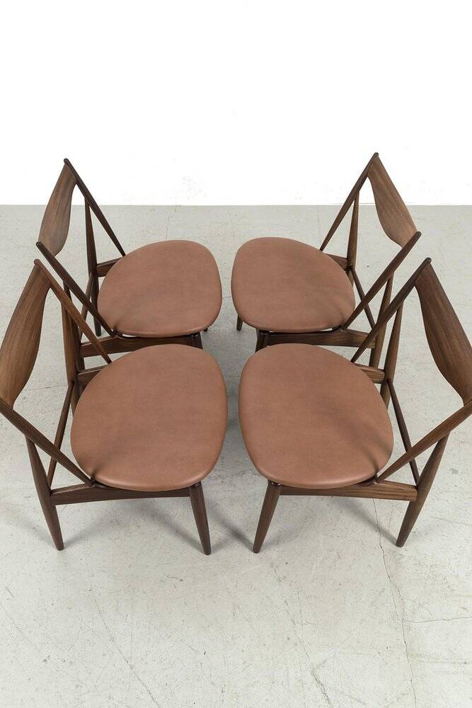 Dining Chairs by Kurt Østervig, Set of 4