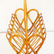 Magazine rack vintage rattan