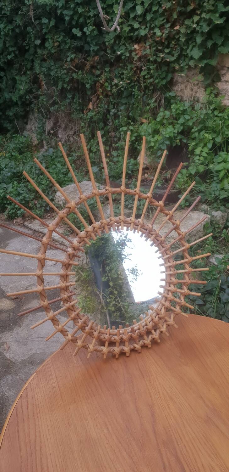 1960s rattan hairdresser's chair