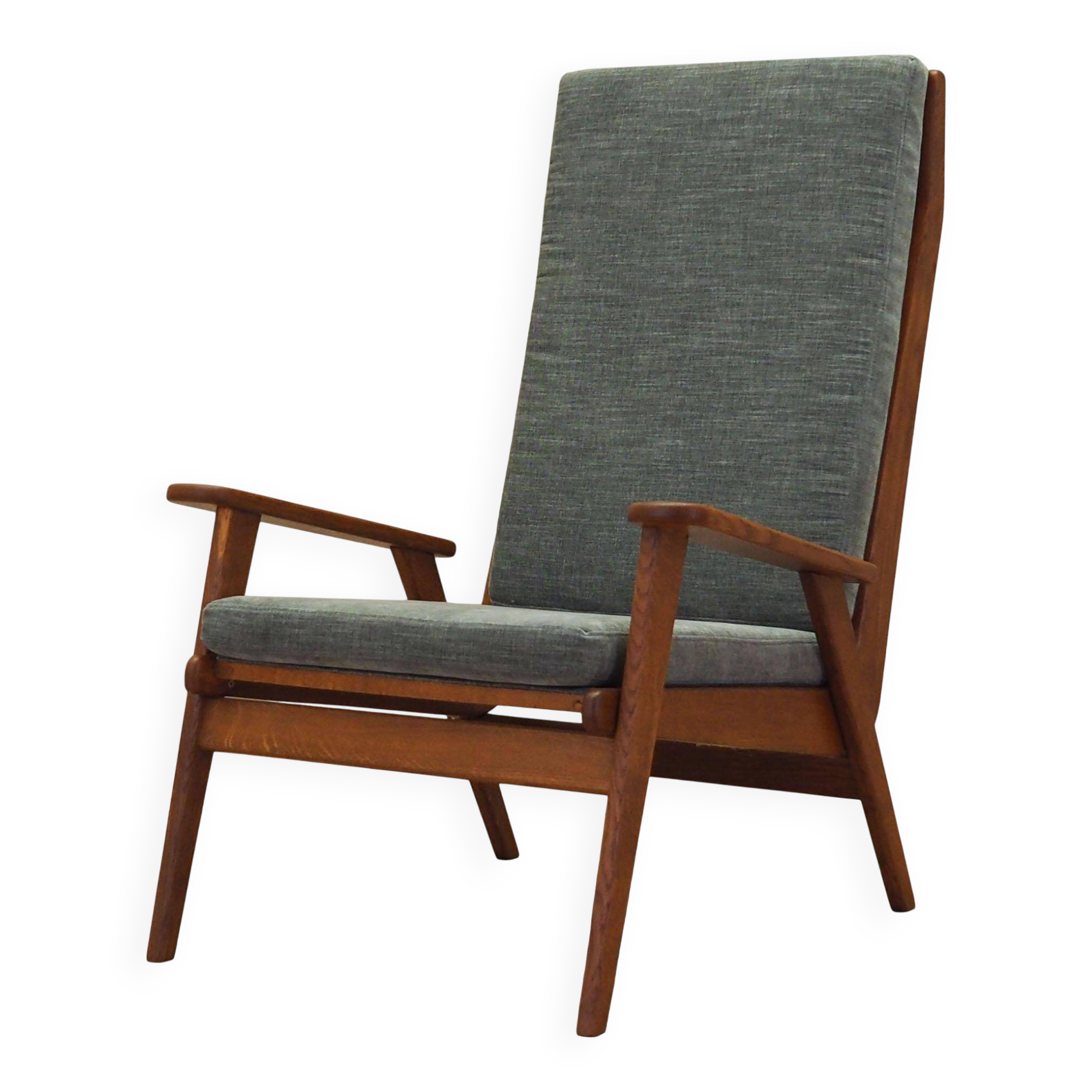 Fauteuil en chêne, design danois, années 1970, production : Danemark
