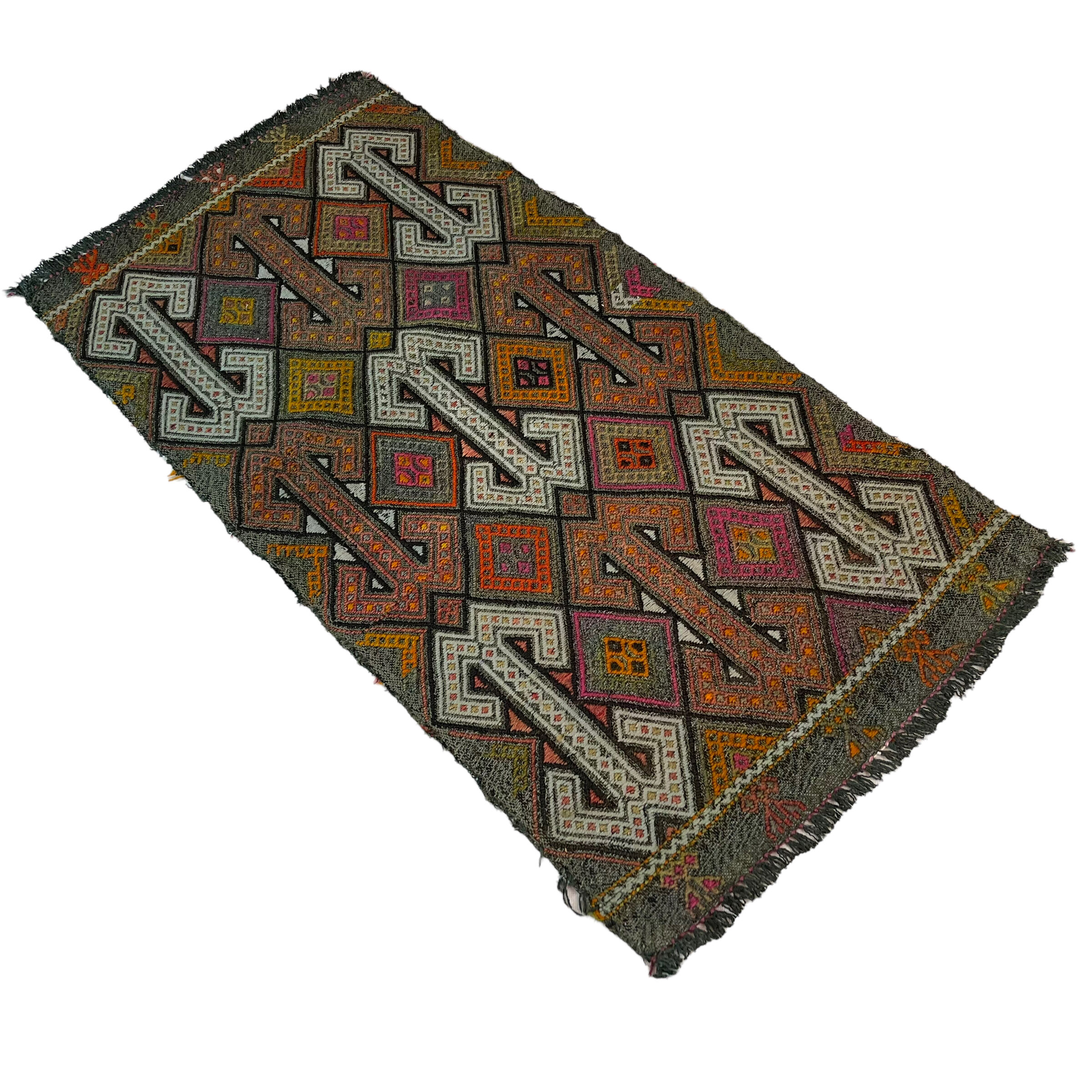 Vintage Turkish Kilim, 100 X 50 cm