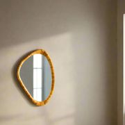 Midcentury Modern Style Rattan Wall Mirror