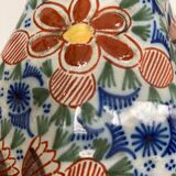 Polychrome vase eighteenth century in Delft earthenware