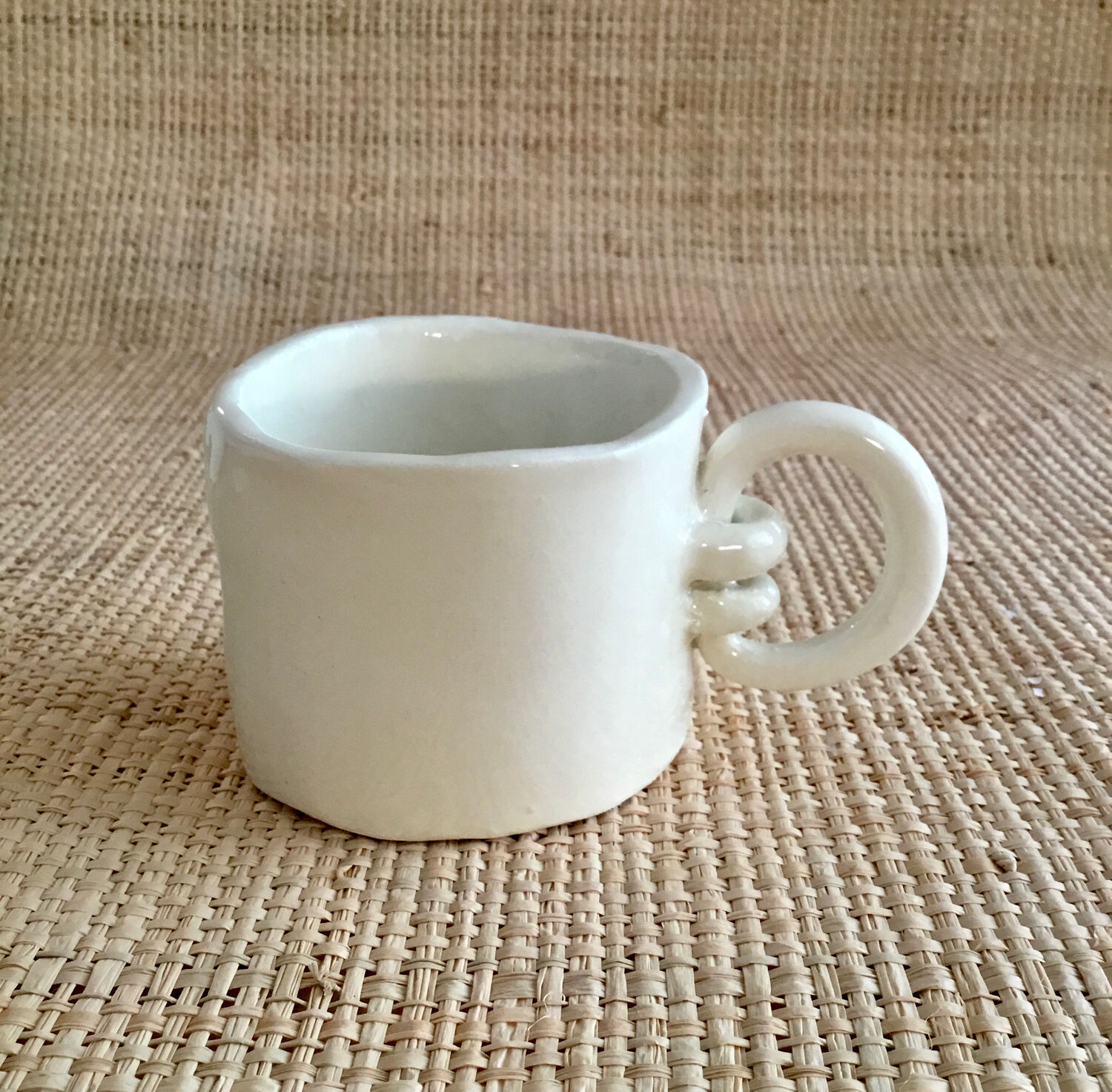 Handmade ceramic cup