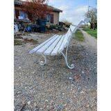Wrought iron bench from the 60s