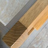 Vintage solid oak chest of drawers