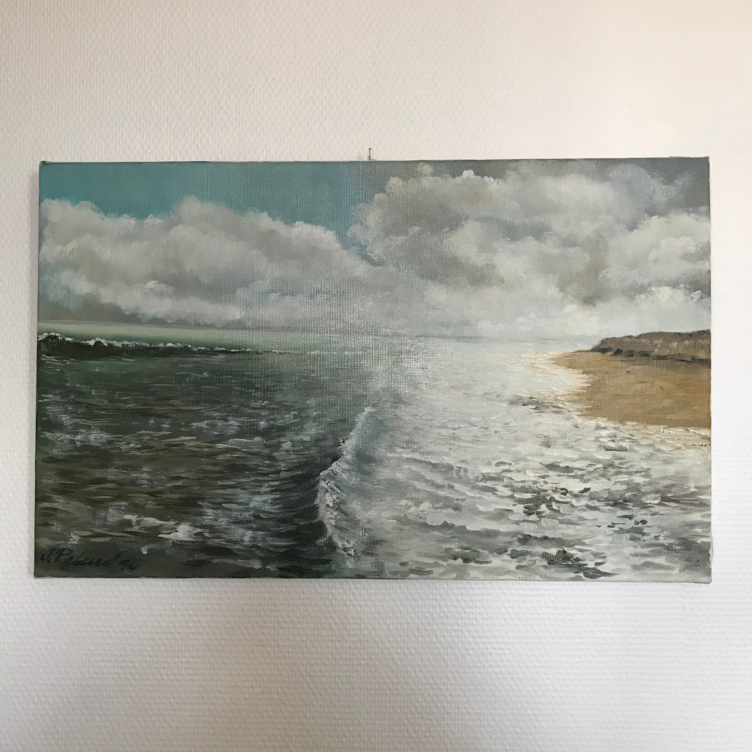 Painting sea and beach