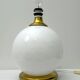Mid-Century Modern Brass and Blown Murano Glass Table Lamp, 1970s