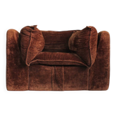 Vintage Italian brown armchair 1970s