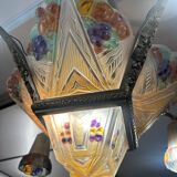 Très beau lustre art deco