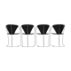 Arrben Linda Dining Chairs, Italy, 1982, Set of 4