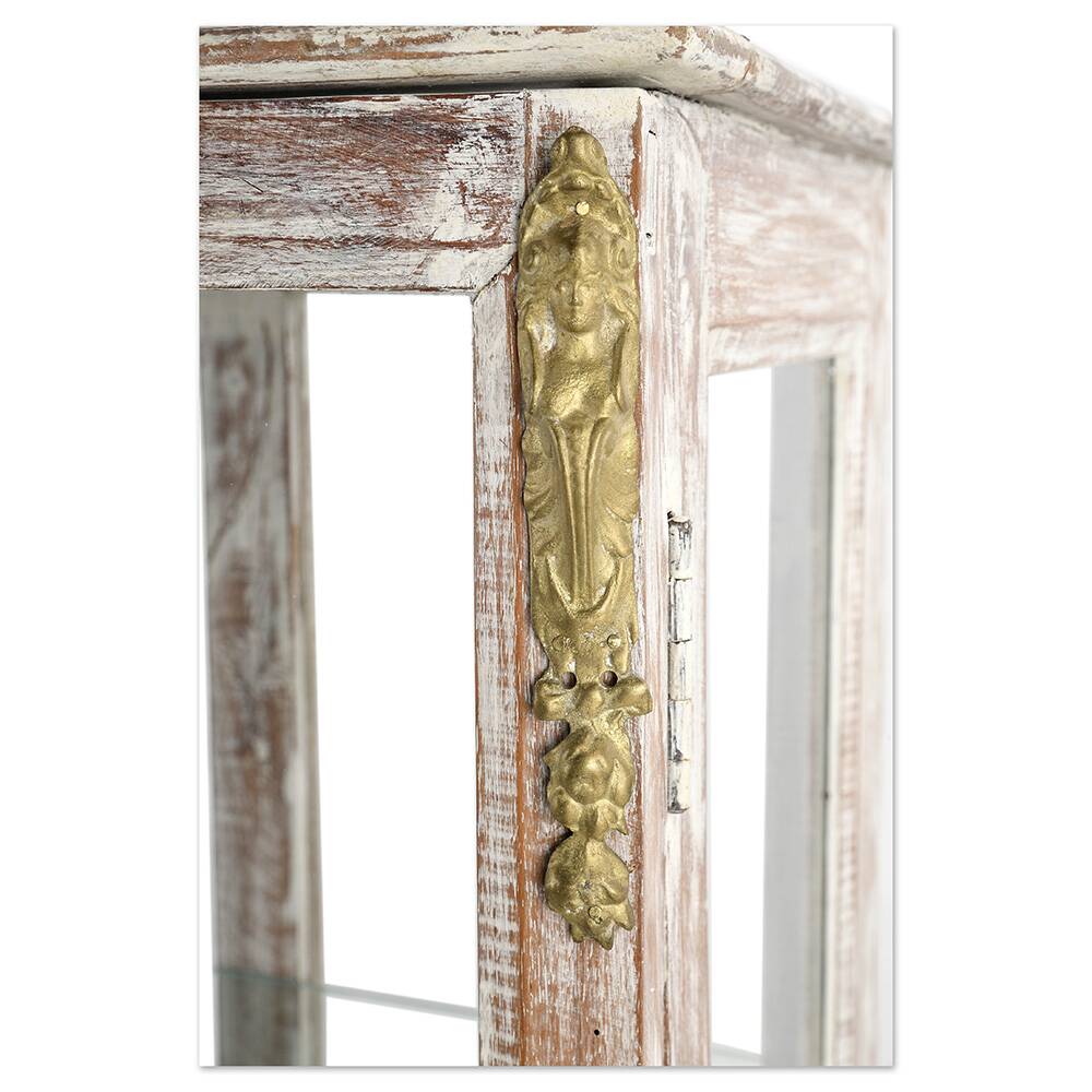 Shop window in weathered wood