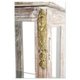 Shop window in weathered wood
