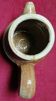 Set of 6 cups and under cups and teapot vered terracotta coffee