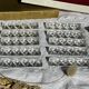 Set of 10 Vintage Cut Crystal Knife Rests // Tableware