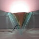Hollywood Regency wall lamp by Massive Belgium 1980