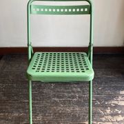 Garden chair in perforated sheet metal 1950