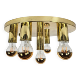 TZ Schmitz Leuchten - brass - ceiling lamp - mid century modern - Germany