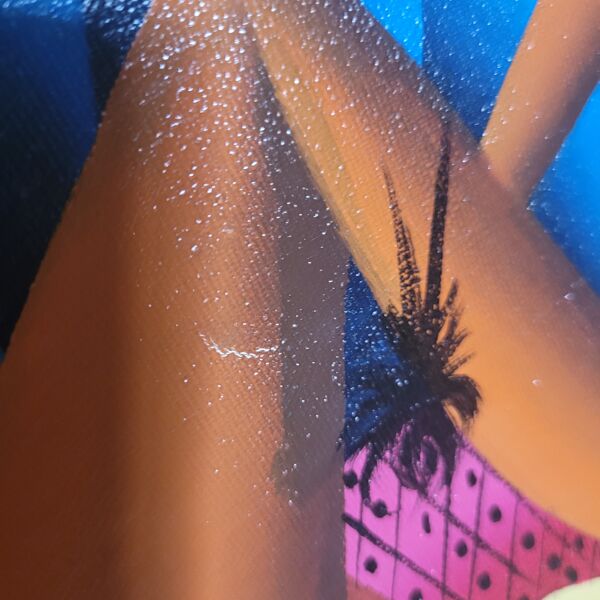 Laurent Casimir (Peintre Haïtiens) huile sur Toile