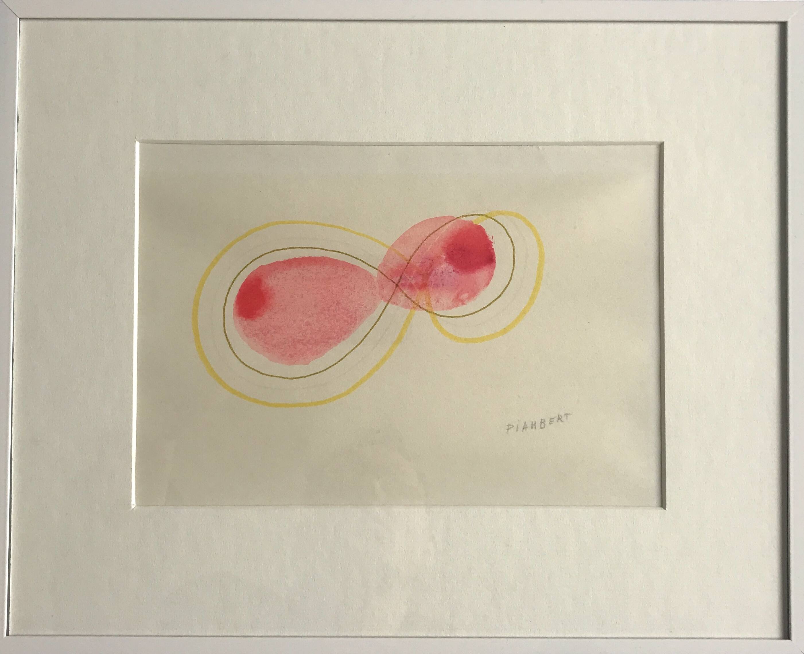 Jean PIAUBERT, Untitled, c. 1960. Original drawing signed in pencil.