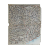 Carte ancienne Nice, Saint Martin de Vésubie