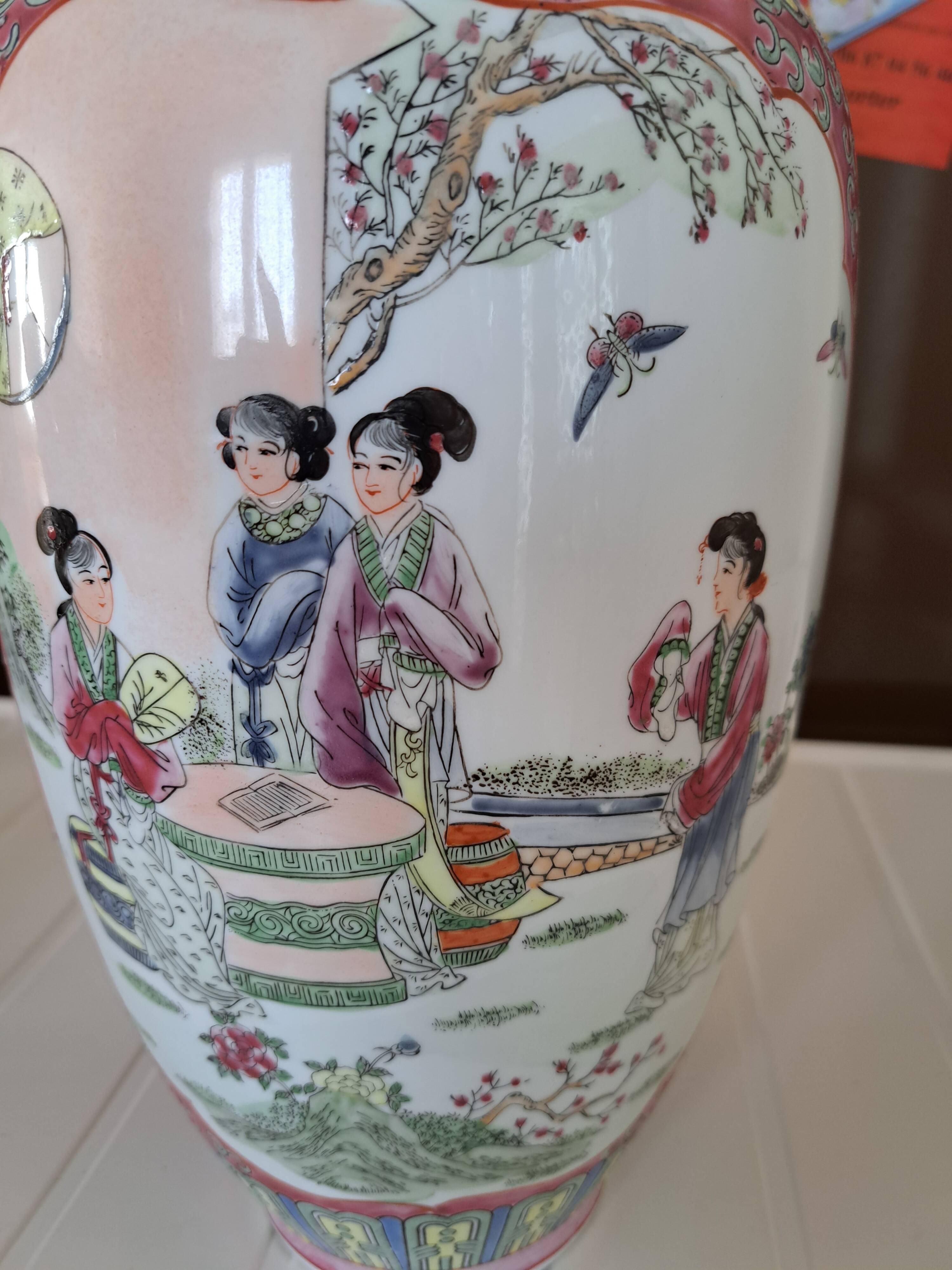 Grand vase chinois