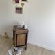 black Art Deco bedside table