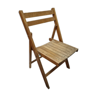 Folding chair wood 1970