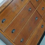 Large dutch oak apothecary cabinet, 1930s