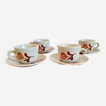 St Amand earthenware coffee cups