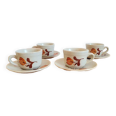 St Amand earthenware coffee cups