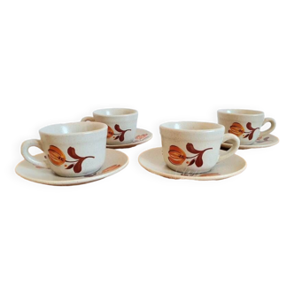 St Amand earthenware coffee cups